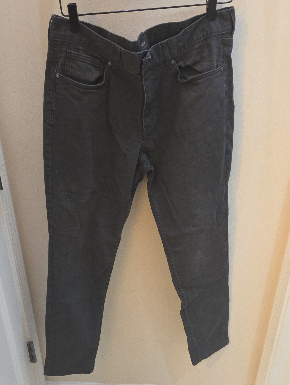 H&M Men's Slim Fit Black Jeans